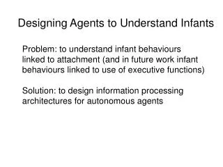 Designing Agents to Understand Infants