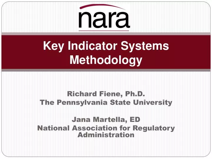 key indicator systems methodology