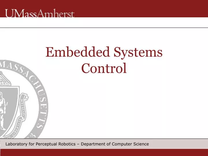 embedded systems control