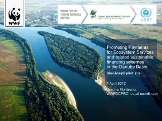 Promoting Payments for Ecosystem Services and related sustainable financing schemes in the Danube Basin