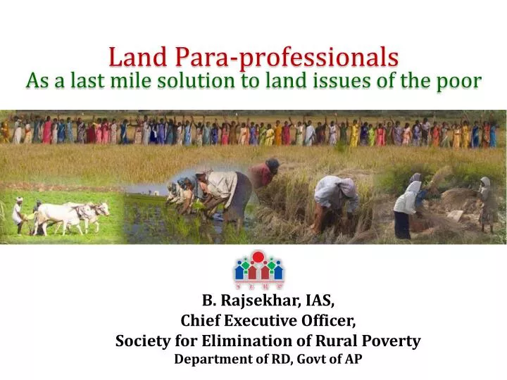 land para professionals as a last mile solution to land issues of the poor