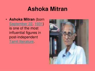 Ashoka Mitran