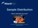 Promotional Sampling Case Study: Product Sampling - slide 1