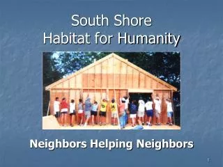 South Shore Habitat for Humanity