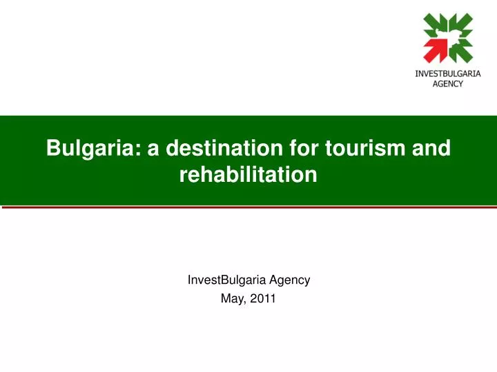 bulgaria a destination for tourism and rehabilitation