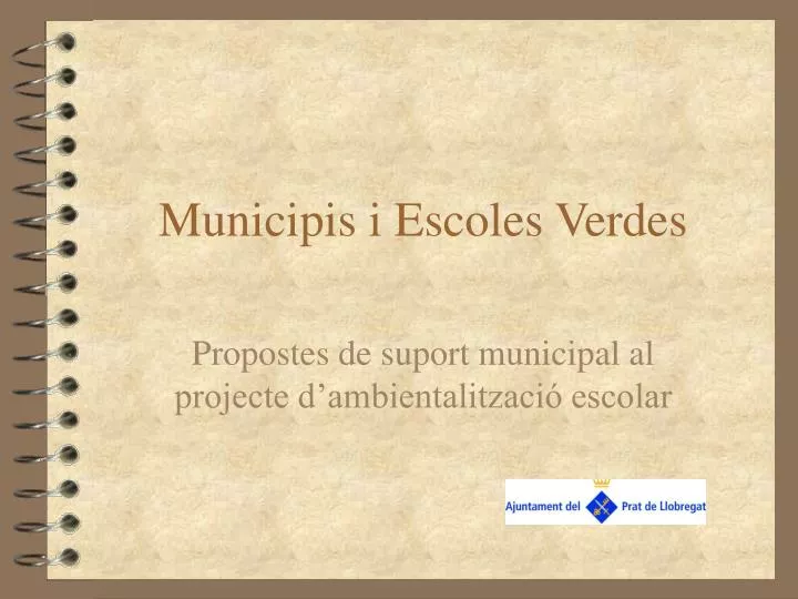 municipis i escoles verdes