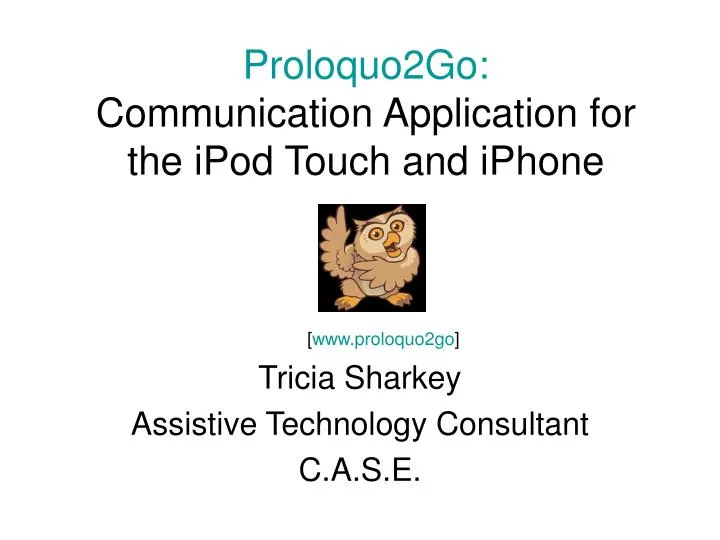 proloquo2go communication application for the ipod touch and iphone