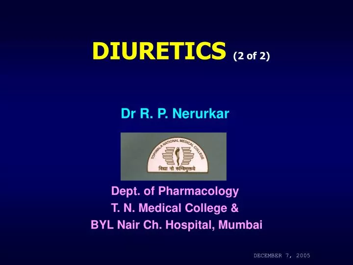 diuretics 2 of 2