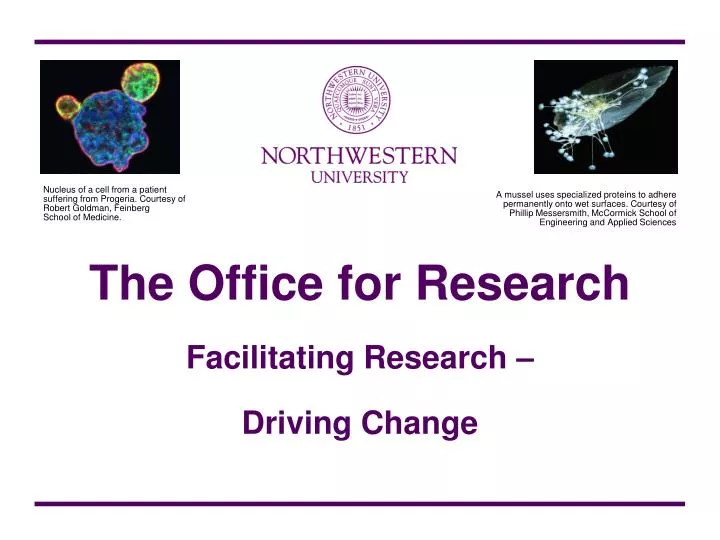 the office for research facilitating research driving change