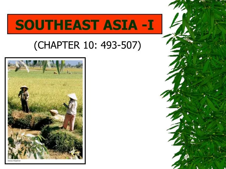 southeast asia i