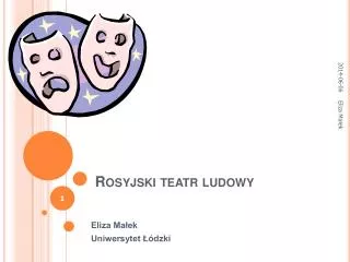 rosyjski teatr ludowy