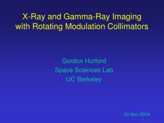X-Ray and Gamma-Ray Imaging with Rotating Modulation Collimators