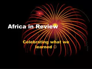 Africa in Review
