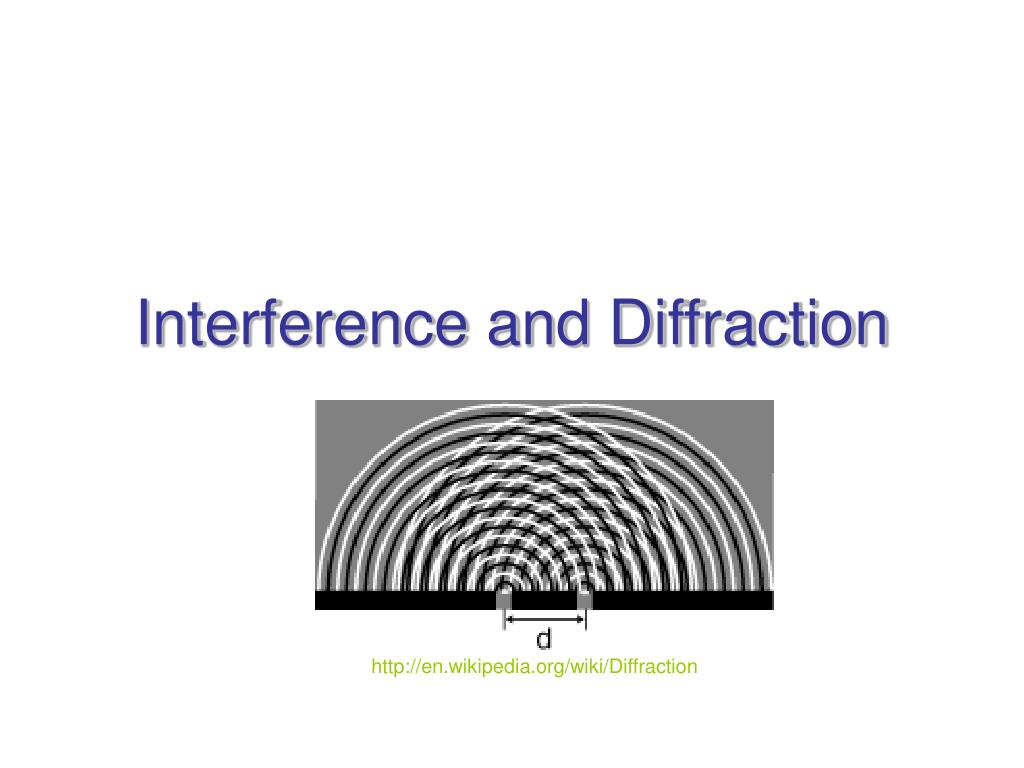 PPT - Interference and Diffraction PowerPoint Presentation, free ...