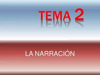 la narraci n