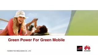 Green Power For Green Mobile