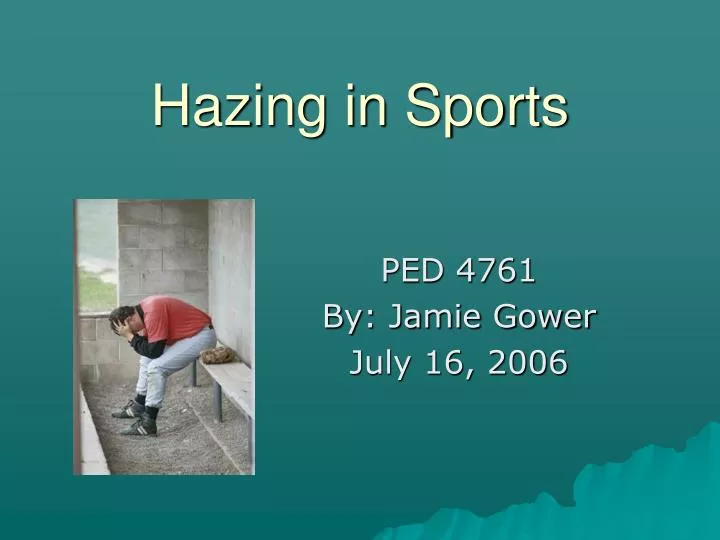 hazing in sports