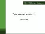 CS134 Web Design &amp; Development - slide 1