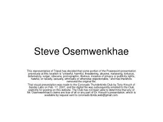 Steve Osemwenkhae