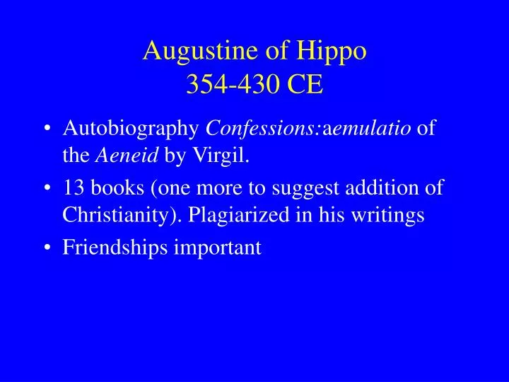 augustine of hippo 354 430 ce