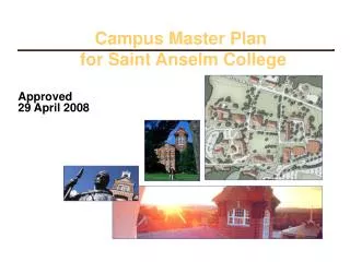Campus Master Plan for Saint Anselm College