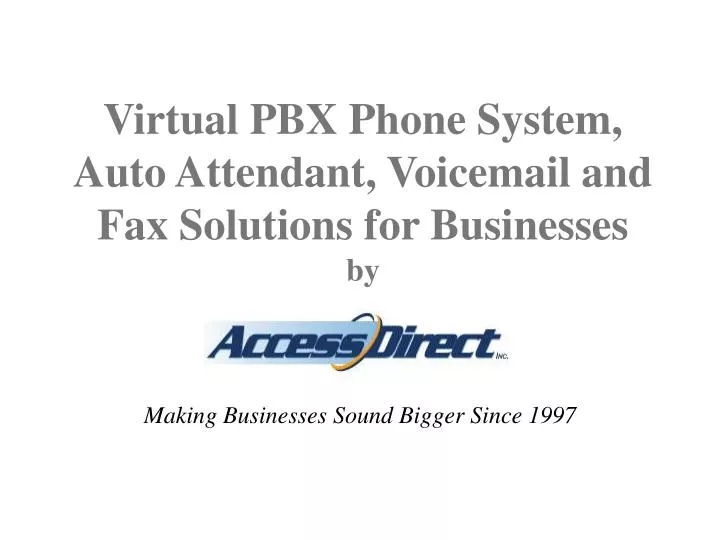 virtual pbx phone system auto attendant voicemail and fax solutions for businesses by