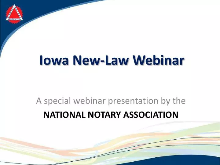 iowa new law webinar