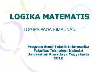 logika matematis