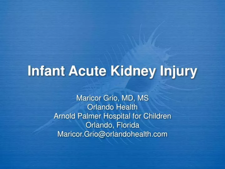infant acute kidney injury
