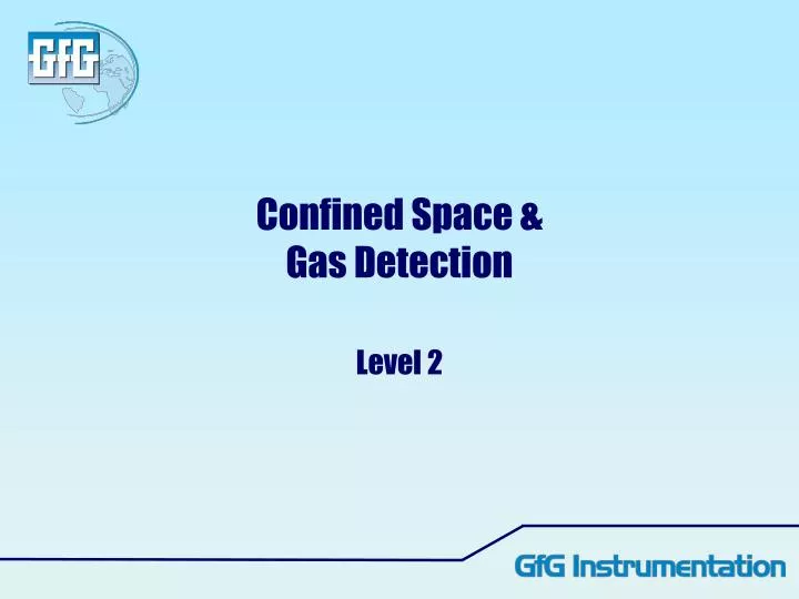 confined space gas detection