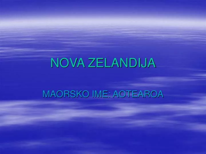 nova zelandija