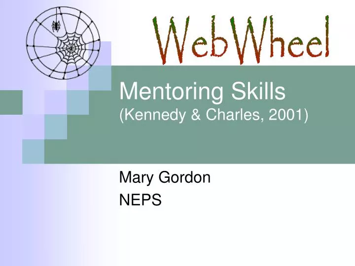 mentoring skills kennedy charles 2001
