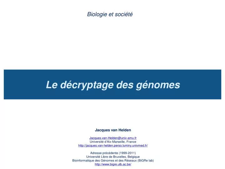 biologie et soci t