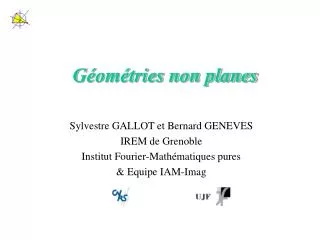 g om tries non planes