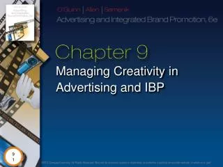 Managing Creativity in Advertising and IBP