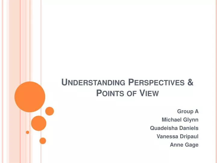 understanding perspectives points of view