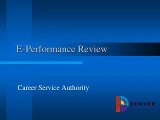 E-Performance Review