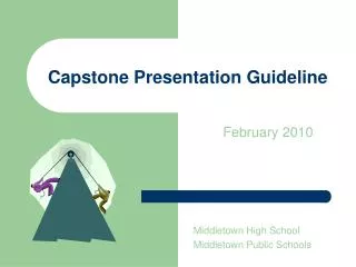 Capstone Presentation Guideline