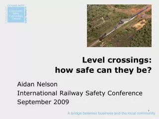 Level crossings: how safe can they be?