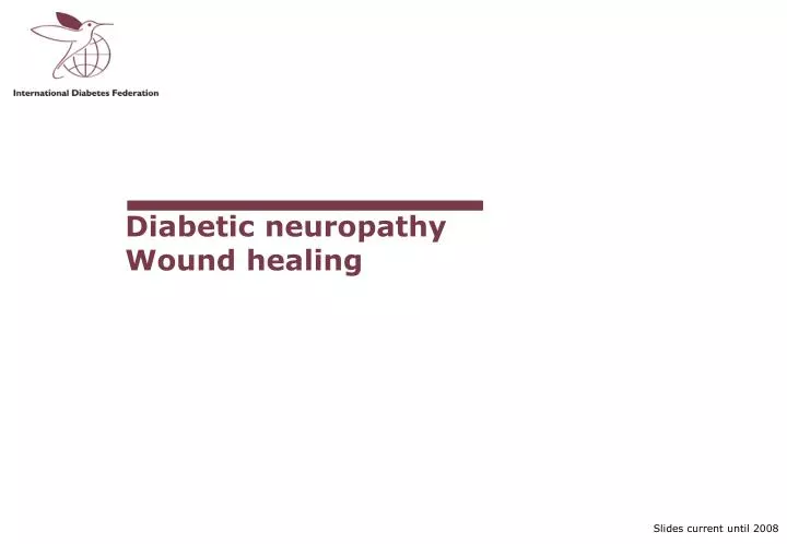 diabetic neuropathy wound healing