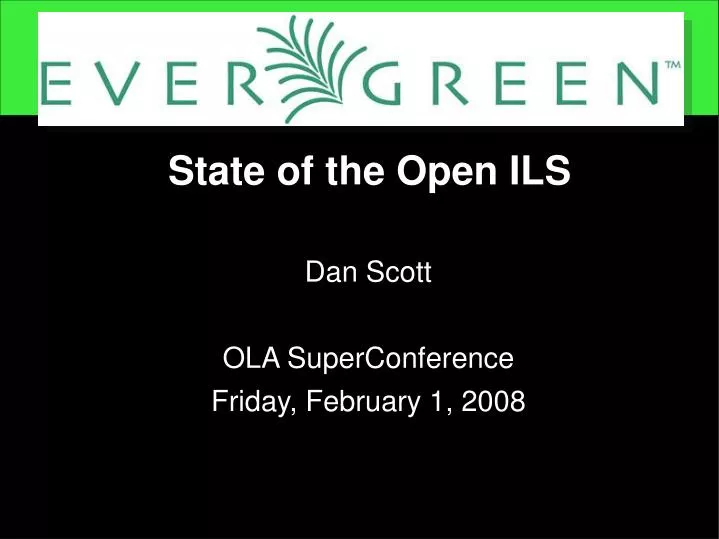 dan scott ola superconference friday february 1 2008