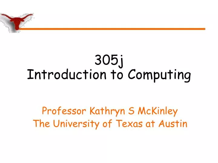 305j introduction to computing