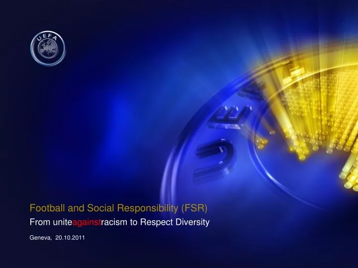 football and social responsibility fsr