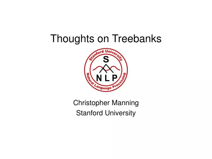 thoughts on treebanks