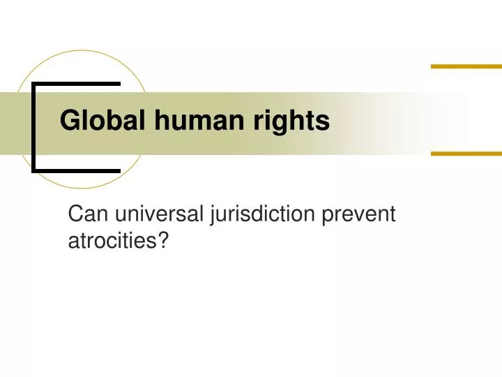 global human rights