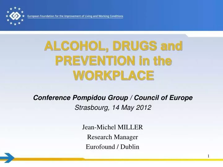 alcohol drugs and prevention in the workplace