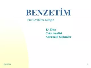 benzet m