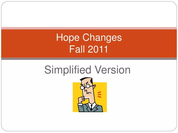 hope changes fall 2011