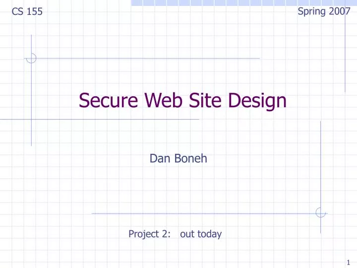 secure web site design