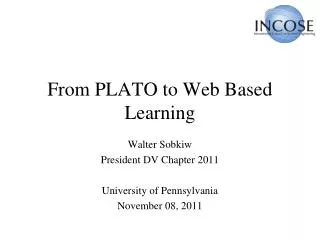 From PLATO to Web Based Learning